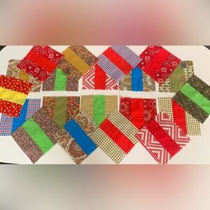 20 vintage quilt blocks